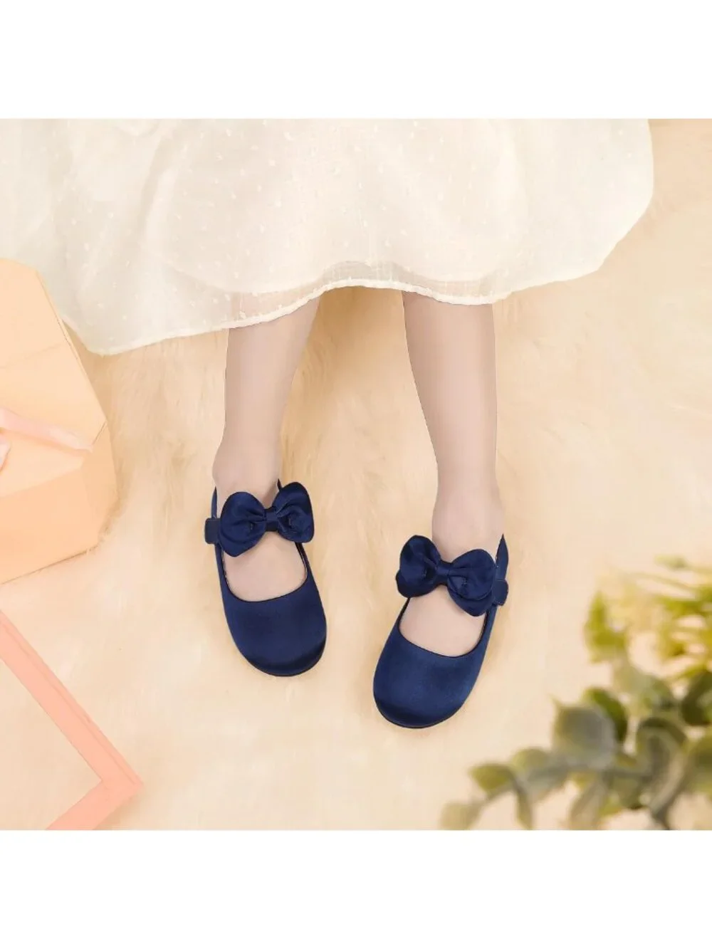 Adorable Toddler Dress Shoes for Girls - Floral Ballet Flats, Perfect for